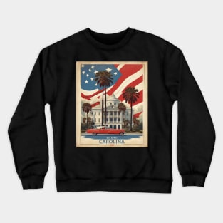 South Carolina United States of America Tourism Vintage Crewneck Sweatshirt